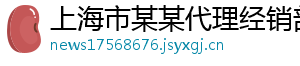 上海市某某代理经销部